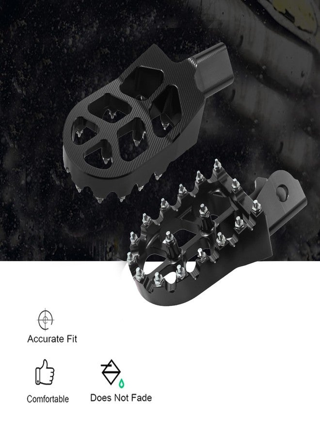 TIRGE Motrcycle Footpeg Foot Pegs For CRF150F CRF230F CRF 150 230 F 2003-2019 2004 2005 2006 2007 2008 2009 2010 2011 2012 2013 2014 2015 2016 2017 2018 Dirt Bike (Black) - Image 3