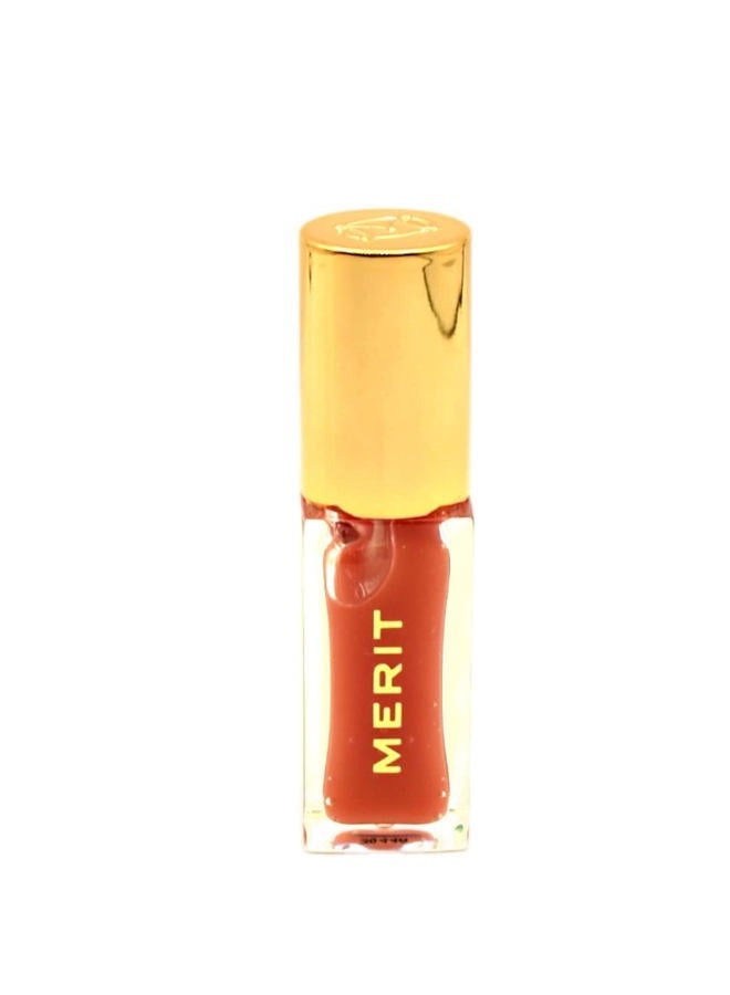 MERIT Shade Slick Gelée Sheer Tinted Lip Oil Jeté - Image 1