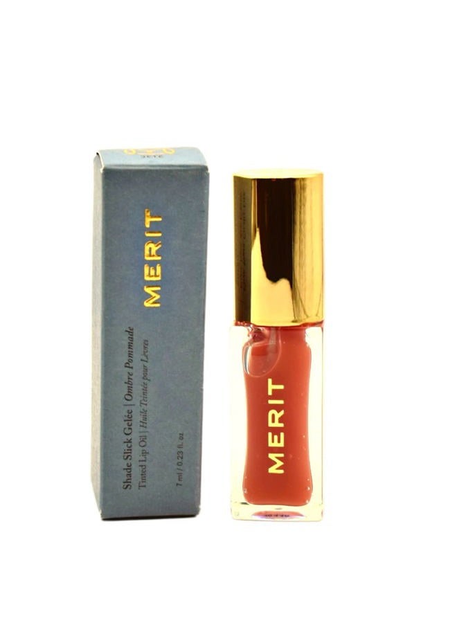 MERIT Shade Slick Gelée Sheer Tinted Lip Oil Jeté - Image 2