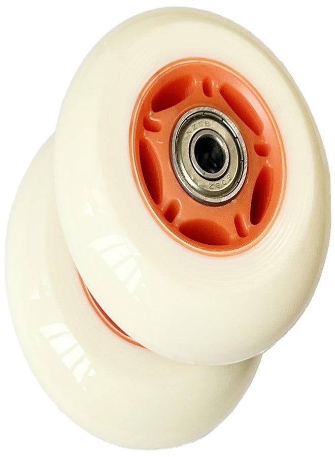 linpel قطعتان (76 × 30 مم) من مجموعة عجلات RipStik البديلة 85A - عجلات PU متينة مع محامل وأدوات لسكوتر Razor وعربة Crazy (0.945 بوصة) - Image 4