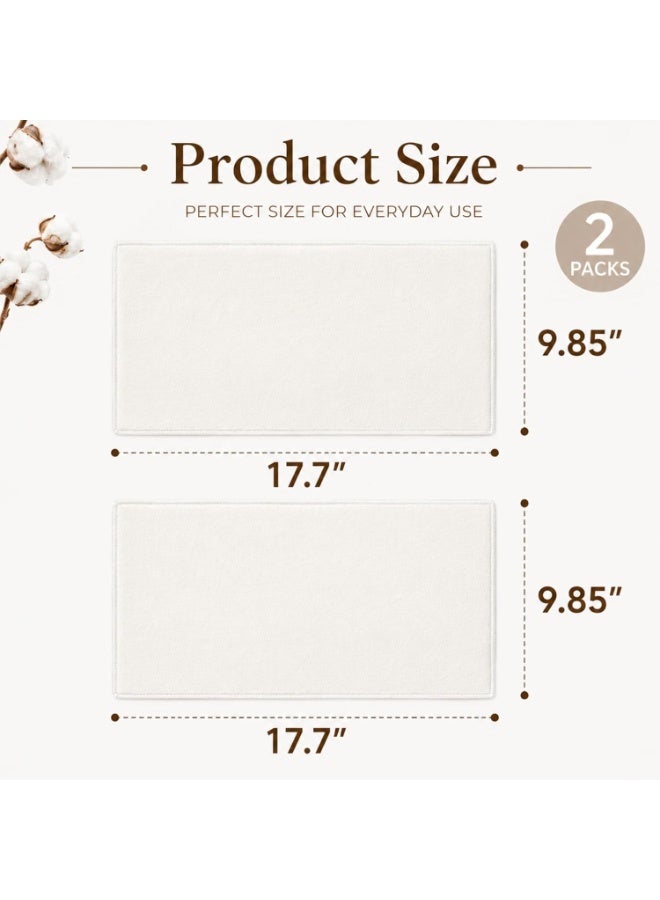 4Pcs Organic Cotton Triple Layer Flannel for Castor Oil Pack，Reusable Castor Oil Pack for Liver Detox - Image 2