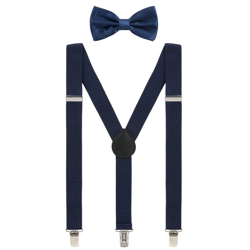 British Fashion Strap Clip Strong Three-Clip Suspender Strap Women Men'S Shoulder Strap Casual Strap Suit Po Strap - Image 1