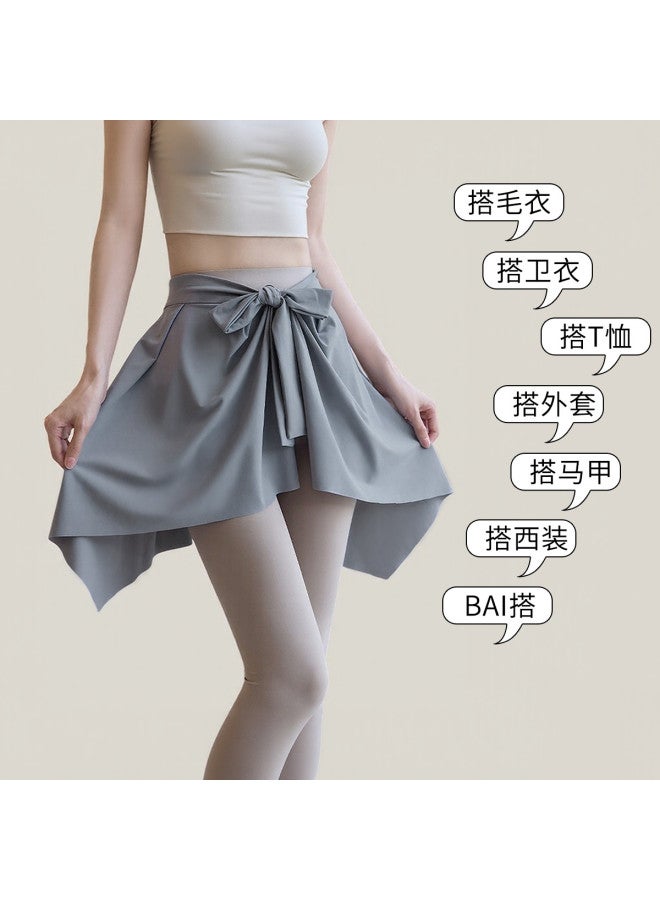 pincai Curtain Women's One-piece Yoga Pants Hip Cover Skirt Cover Autumn Style Sports Fitness Anti-peep Hip Cover Magic Curtain - Image 5