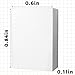 LUFEEMGA 100PCS 112 White Book Miniatures Set Mini Blank Book Dollhouse Tiny Notebook Toy for Mini House DIY Crafting - Image 4