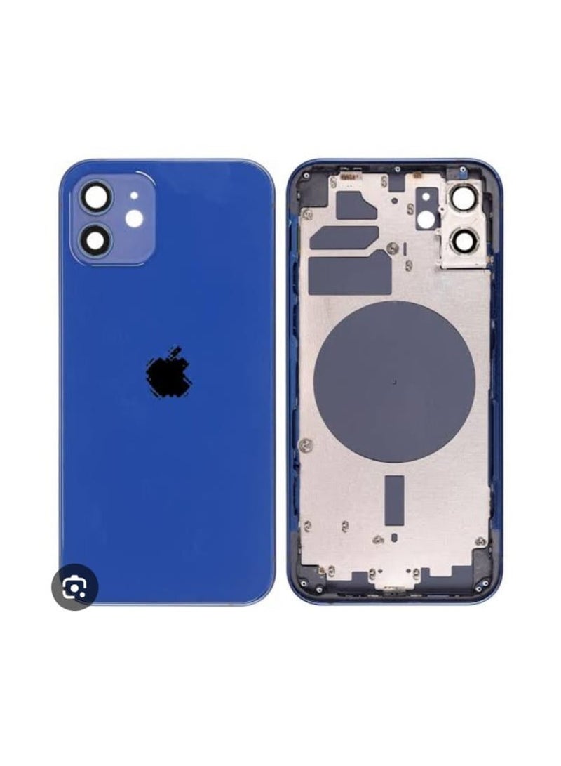 Replacement Mid-Frame housing Cover for iphone 12 Blue