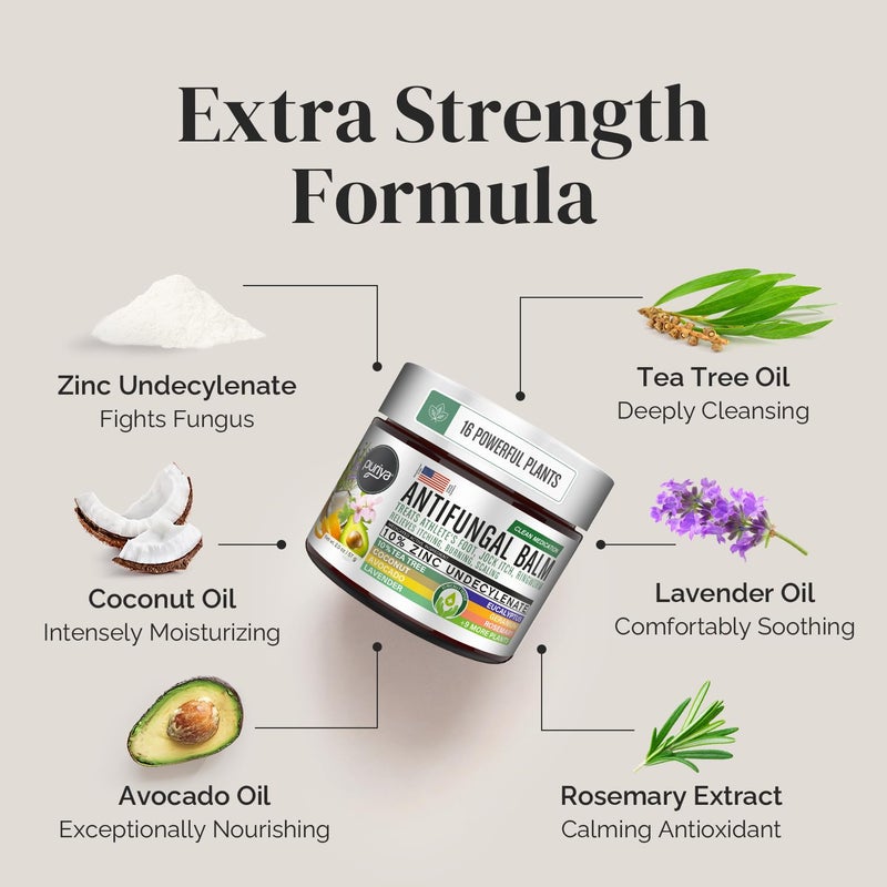 Puriya Clinically Proven Antifungal Cream for Skin Fungus, Extra-Strength Athletes Foot Cream Treatment, Jock Itch, Ringworm Treatment for Humans, Anti Fungal Itchy Skin Relief with Tea Tree Oil - Image 4