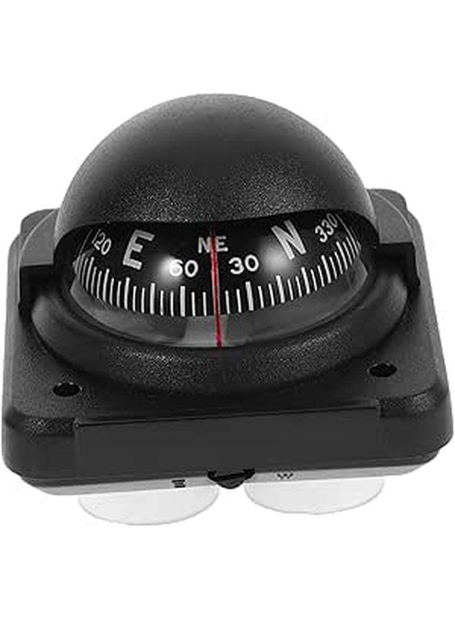 Portable Car Compass Ball Dashboard Mount for Auto Truck Boat Reliable Direction Finding Tool - Image 1