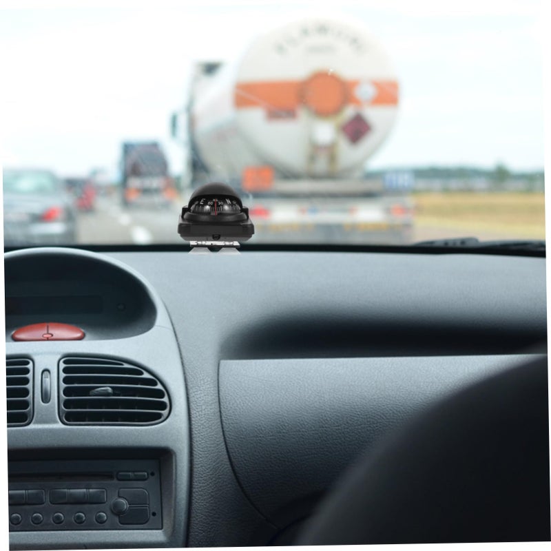 Portable Car Compass Ball Dashboard Mount for Auto Truck Boat Reliable Direction Finding Tool - Image 4