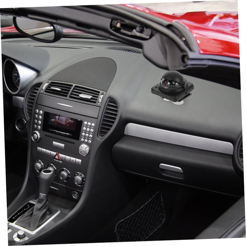 Portable Car Compass Ball Dashboard Mount for Auto Truck Boat Reliable Direction Finding Tool - Image 3