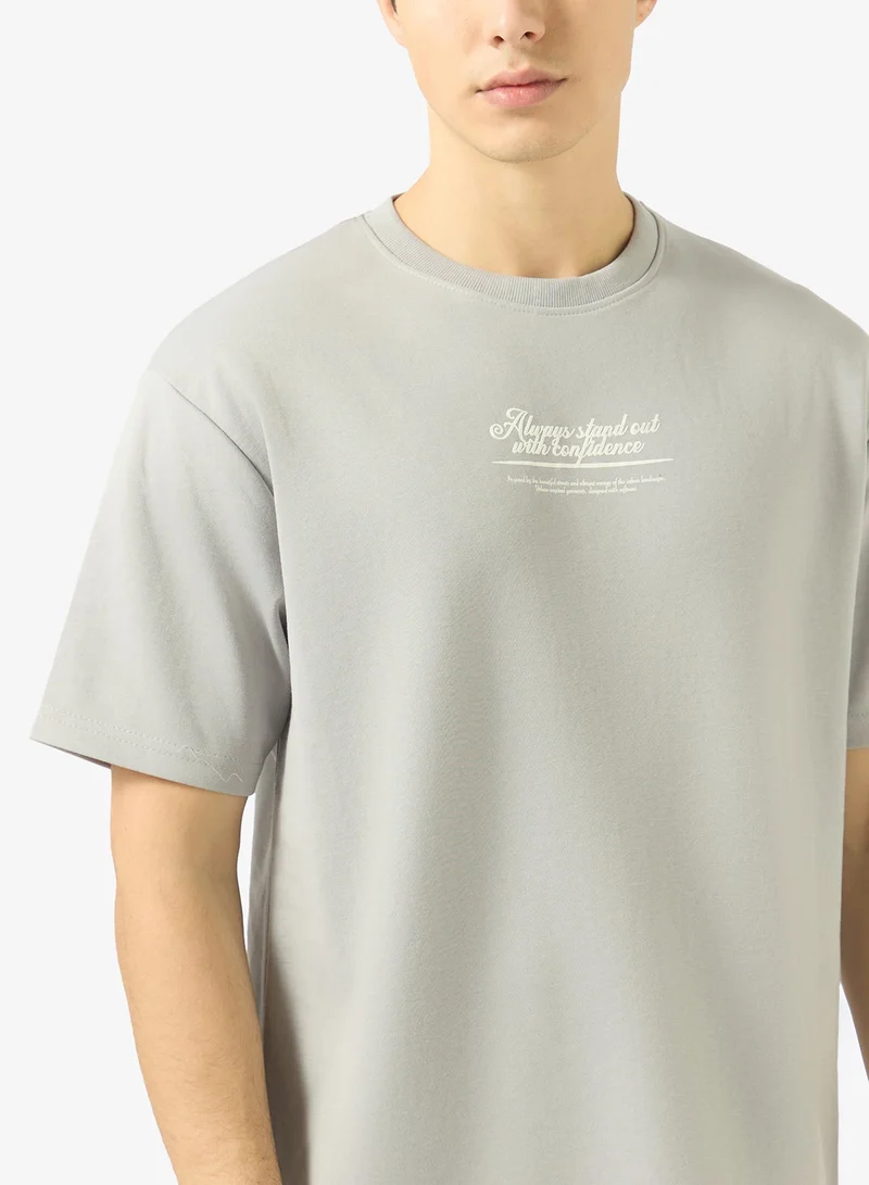 Ripples Mens Drop Shoulder T-shirt