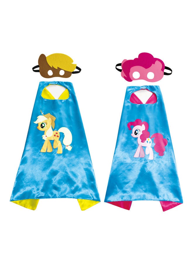 إسكدنيا طقم زي تنكري للأطفال مكون من رداء وقناع من قطعتين - Image 1