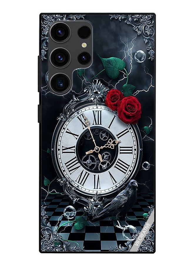 VR CREATIVE Protective Case Cover For Samsung Galaxy S23 Ultra 5G Watch Design Multicolour - Image 1