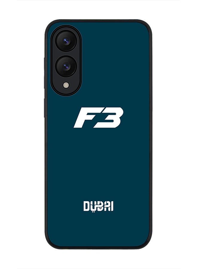 Stylizedd For Samsung Galaxy S25 Edge Case,Slim fit Camera Protection, Shockproof Thin Phone cover  -  Faz3 Dubai Blue