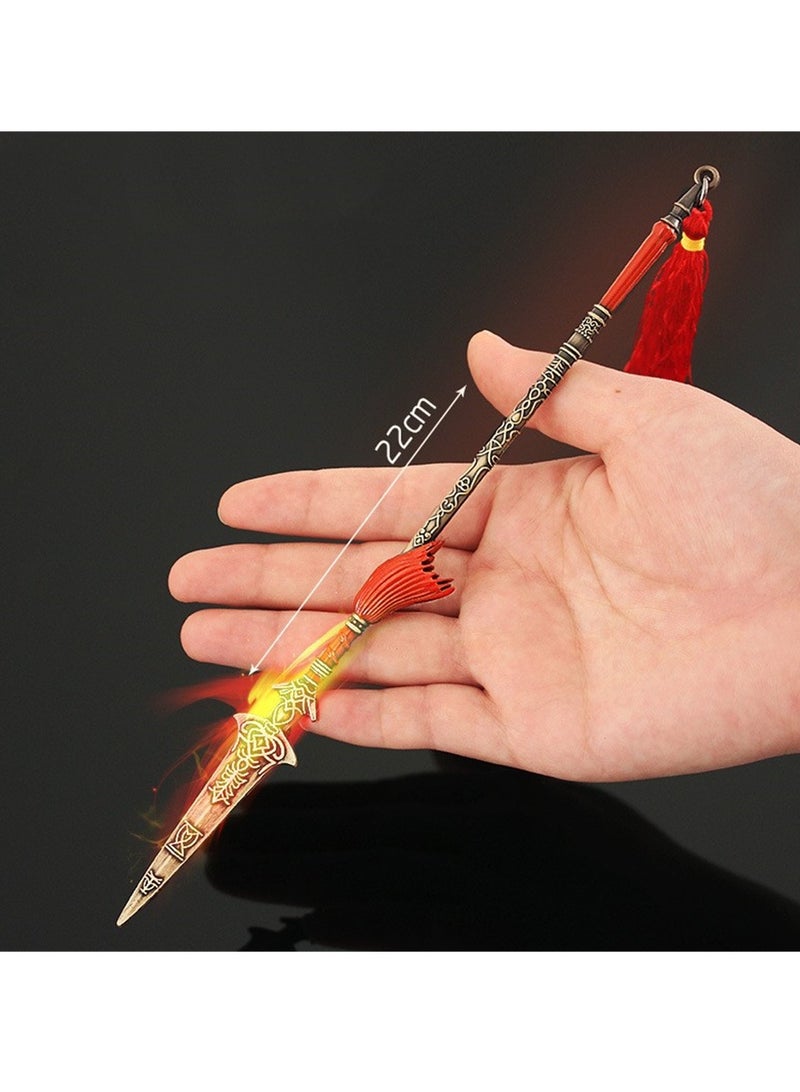 دعامات لعبة Elden Ring، سلاح معدني، زينة لعبة، سلسلة مفاتيح معدنية - Image 2