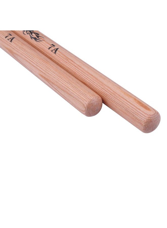 Punk 7A Drum Sticks Hickory Wood Drumsticks Wood Tip Drummer Instrument Drumsticks - Image 4