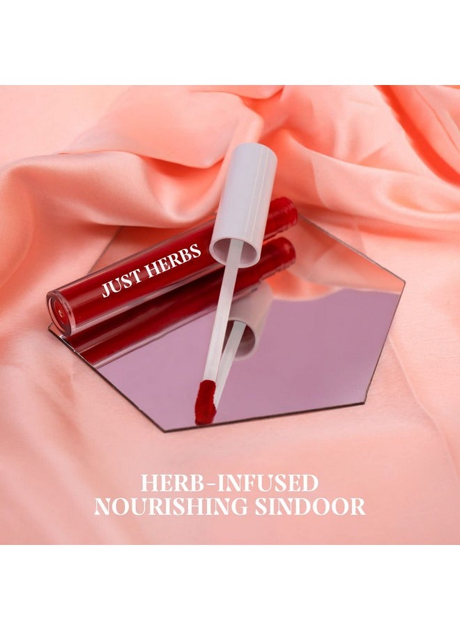 Just Herbs Liquid Sindoor Long Lasting Quick Dry 5G (Scarlet Maroon)  - Image 5