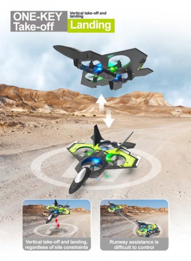 Twisoo Remote Control Airplane for Kids & Adults (14+) | RC Fighter Jet with LED Lights & 360° Flips | Durable EPP Foam RC Plane Toy for Boys & Girls | Easy-to-Fly Outdoor Flying Toy - Image 5