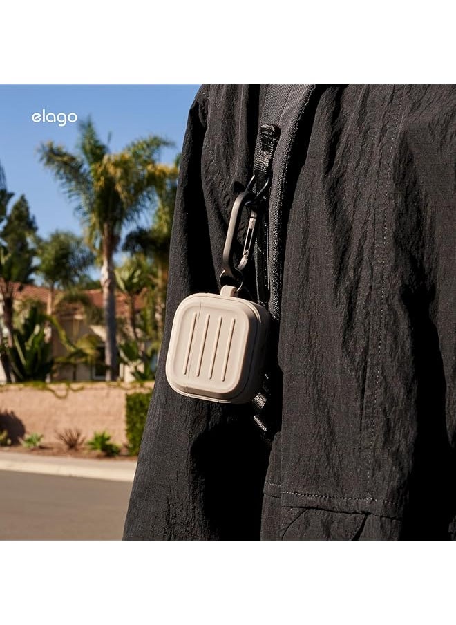 Elago - Armor Hang Compatible With Airpods 4 Case Cover 2024 With Carabiner Stone - Image 1
