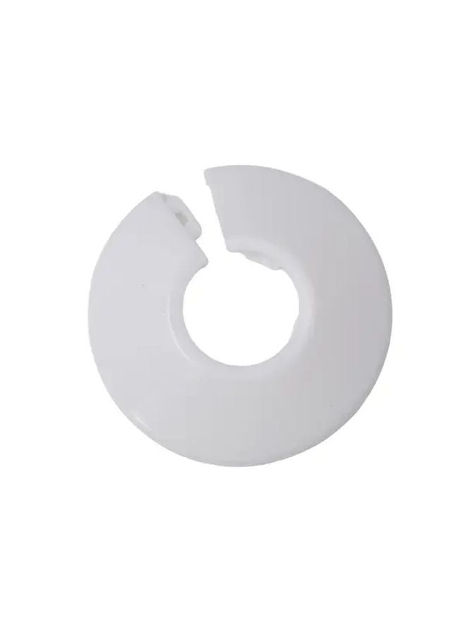 White Triangular Valve Cover Cap 2pcs Stainless PVC Snap Fit Pipe Elbow For Shower Bathtub Sink Toilet - Image 5