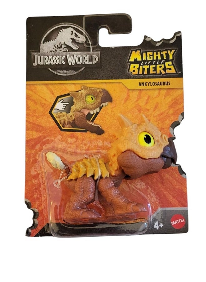 Jurassic World Mighty Little Biters, Dinosaur Action Figure (Ankylosaurus)