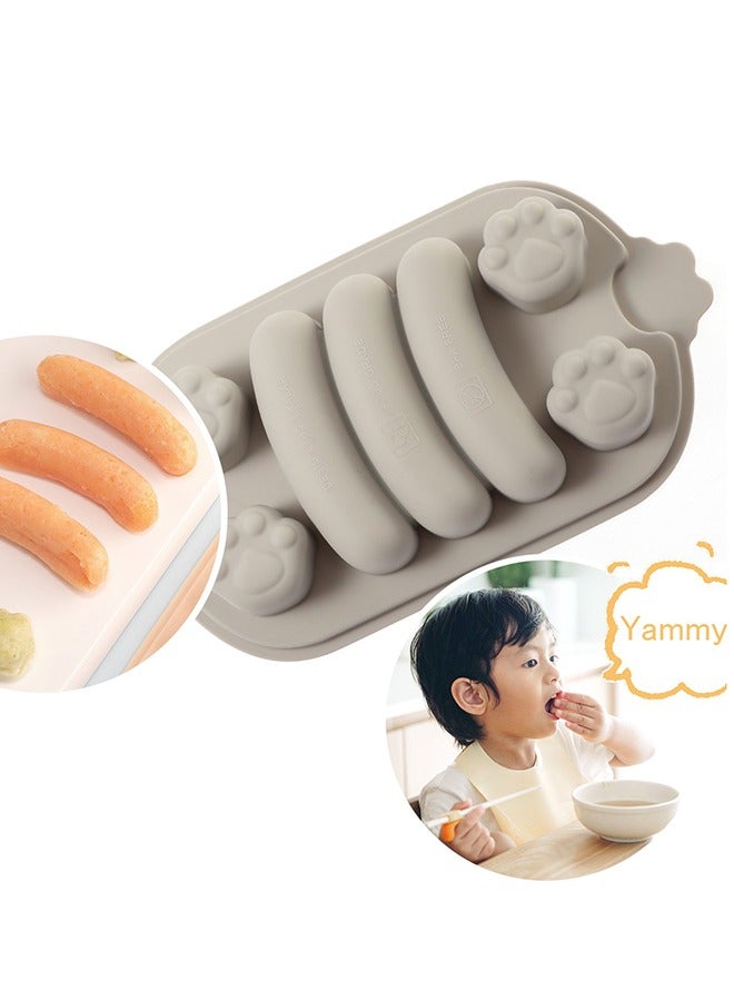 Grey baby complementary DIY sausage mold  23.4*12.8*3.8 cm  - Image 1
