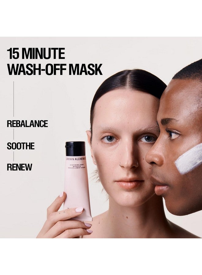 قناع تجديد البشرة من Grown Alchemist - قناع طيني للتنظيف العميق للوجه بمكونات طبيعية غنية بفيتامينات A وE وD - منتج للعناية بالبشرة للحصول على بشرة مشدودة وناعمة وموحدة اللون (75 مل) - Image 2