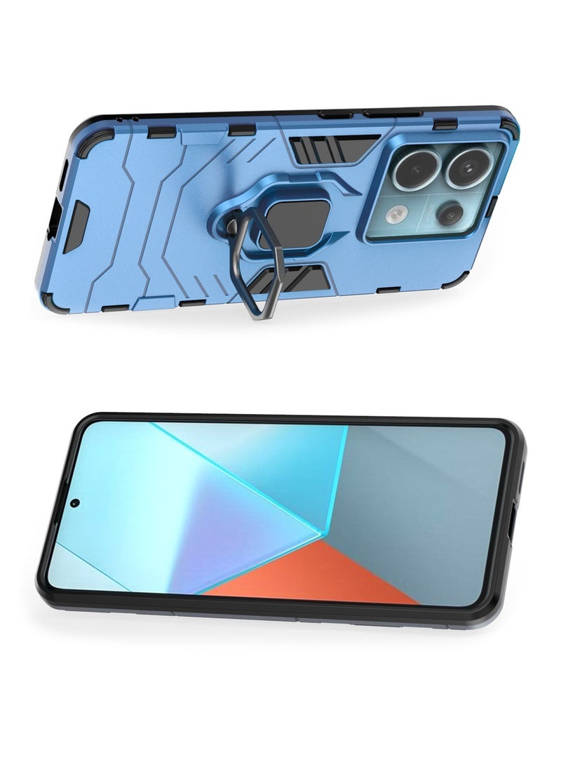 CaseNeo Xiaomi Redmi Note 13 PRO 5G Case Cover with Bracket, Kickstand Shell Back Cover Scratch-Resistant Shock-Absorbing Protector Accessories Kickstand Stand Magnetic Car Ring Holder Protection  - Image 4
