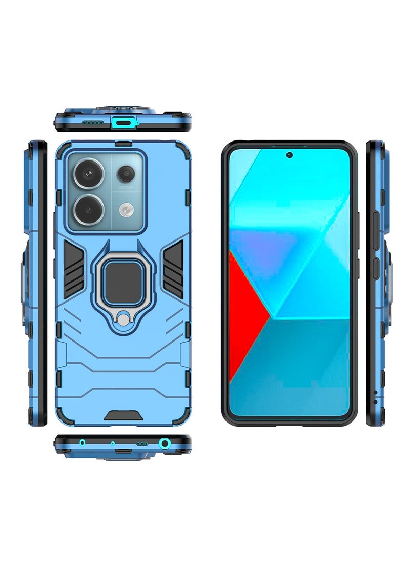 CaseNeo Xiaomi Redmi Note 13 PRO 5G Case Cover with Bracket, Kickstand Shell Back Cover Scratch-Resistant Shock-Absorbing Protector Accessories Kickstand Stand Magnetic Car Ring Holder Protection  - Image 3