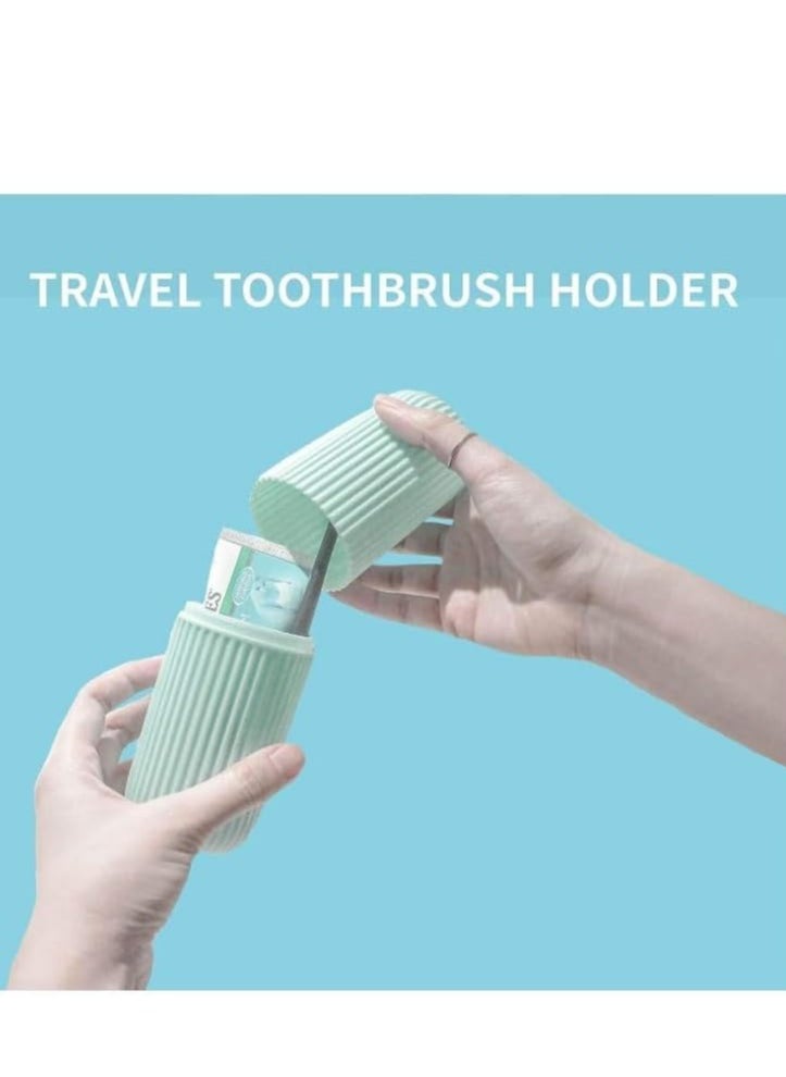 Oasisgalore Toothbrush Travel Case, Portable Travel Toothbrush Holder Case for Traveling, Home, School, Bathroom. (White)  - Image 3