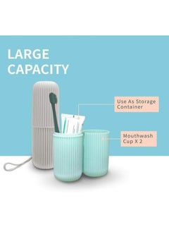 Oasisgalore Toothbrush Travel Case, Portable Travel Toothbrush Holder Case for Traveling, Home, School, Bathroom. (White)  - Image 4