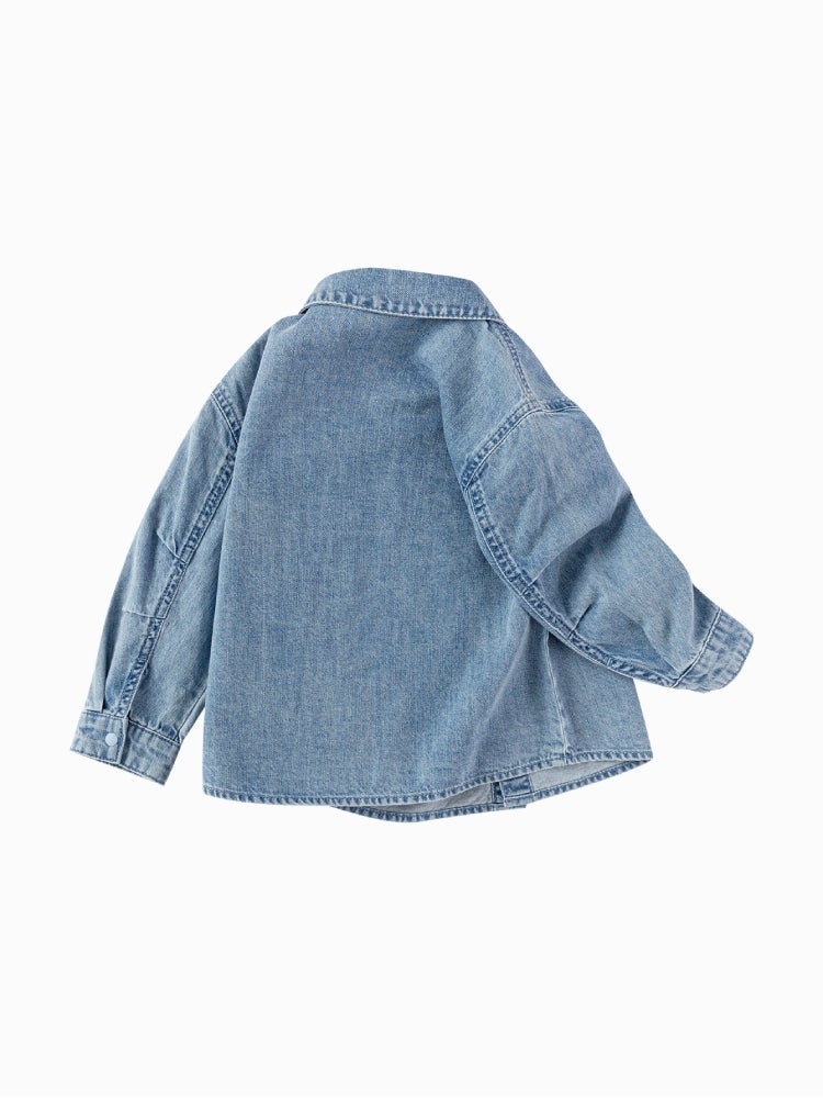 بالابالا قميص جينز بجيب أمامي للأولاد - Image 5