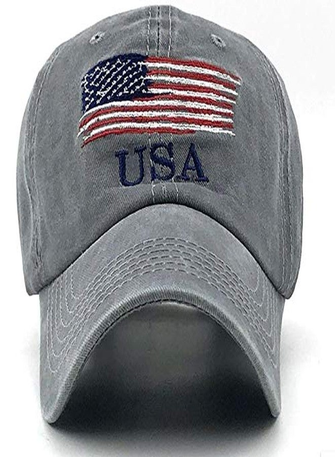 Handcuffs Usa Denim Unisex Baseball Caps Casual Sports Summer Outdoor Activities Cap For Men And Women (Grey, Free Size) - Image 2
