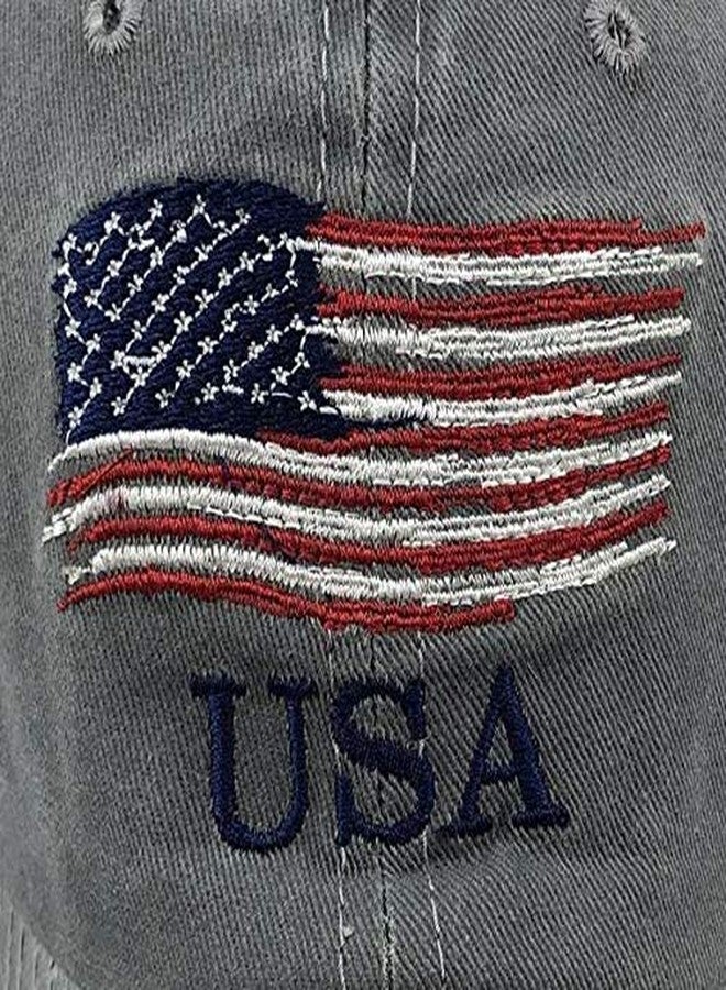 Handcuffs Usa Denim Unisex Baseball Caps Casual Sports Summer Outdoor Activities Cap For Men And Women (Grey, Free Size) - Image 3