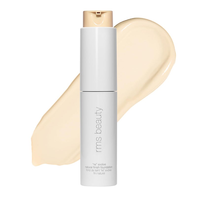 RMS Beauty ReEvolve Natural Finish Liquid Foundation â€“ Lightweight, Hydrating, Buildable Coverage for Medium Skin Tone Evenness, Nourishing & Long-Lasting, 1 fl oz - Image 1
