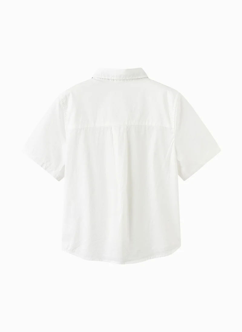بالابالا Kids Boys Woven short-sleeved shirt