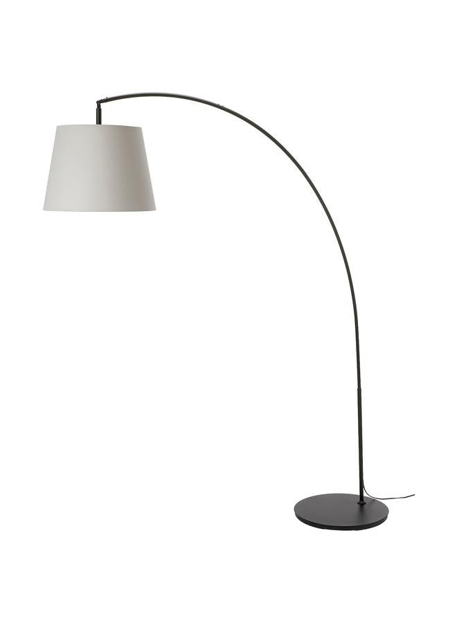 زبون مصباح أرضي، مقوس، رمادي فاتح - Image 1