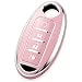 Tautrophen Key Fob Cover Fit for Nissan Infiniti Rogue Pathfinder Armada Murano kicks Frontier Titan 4 Buttons Smart Key - Image 2