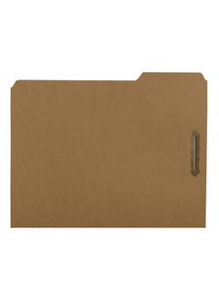 The File King Kraft File Folder | Single 2" Fastener Prong | Letter Size Box Of 50 | 1/3 Top Tab | Organize Medical Paperwork Patient Records And Legal Files  - Image 3