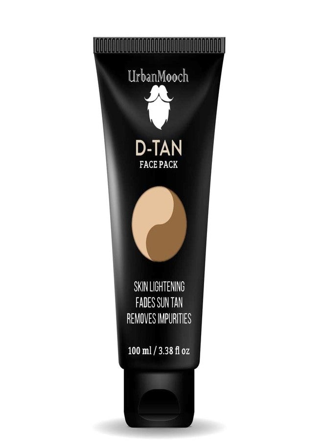 UrbanMooch DeTan Pack for Men with Kojic Acid, Lactic Acid & Arbutin | Tan Removal Mask | Detan Face Pack For Men | All Skin Types Tan Removal, Replenishes & Hydrates Skin | 100gm - Image 1