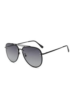 Other Manufacturer Trendy Polarized Oversized Pilot Sunglasses for Women Men, UV Protection Sun Glasses Rimless Metal Shades U87247  - Image 3