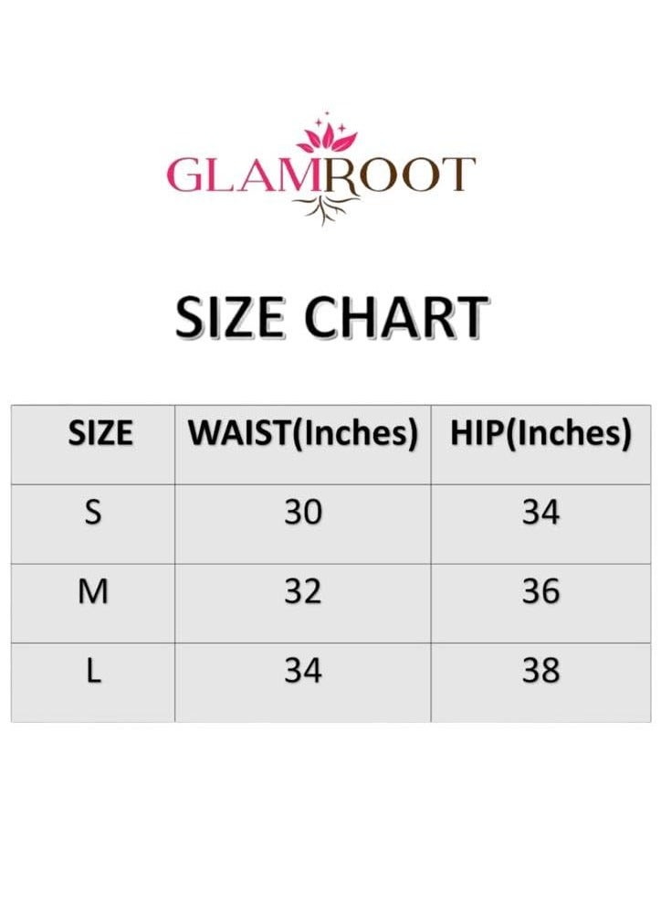 Glamroot Lace Trimmed Seamless Under Dress Cycling/Gym/Yoga Shorts for Women, Beige/White, Size S to L (Pack of 2) - Image 3
