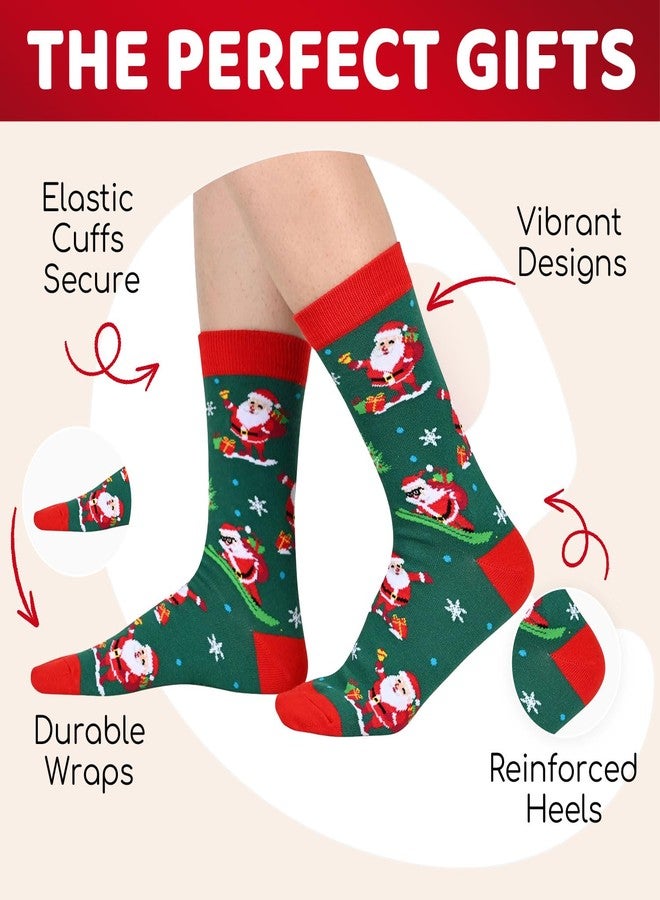 Happy Pop HAPPYPOP Christmas Gifts Holiday Socks - Secret Santa Gifts for Men Women, Xmas Stocking Stuffers for Mom & Dad - Image 3
