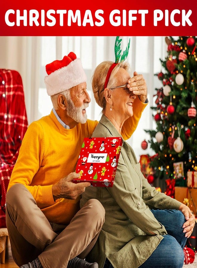 Happy Pop HAPPYPOP Christmas Gifts Holiday Socks - Secret Santa Gifts for Men Women, Xmas Stocking Stuffers for Mom & Dad - Image 2