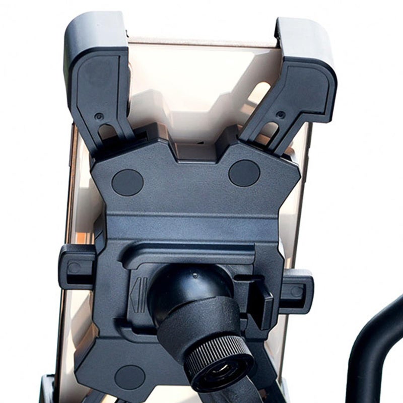 Universal Bike Motorcycle Phone Mount Black Anti Shake Handlebar Cellphone Holder - Image 5