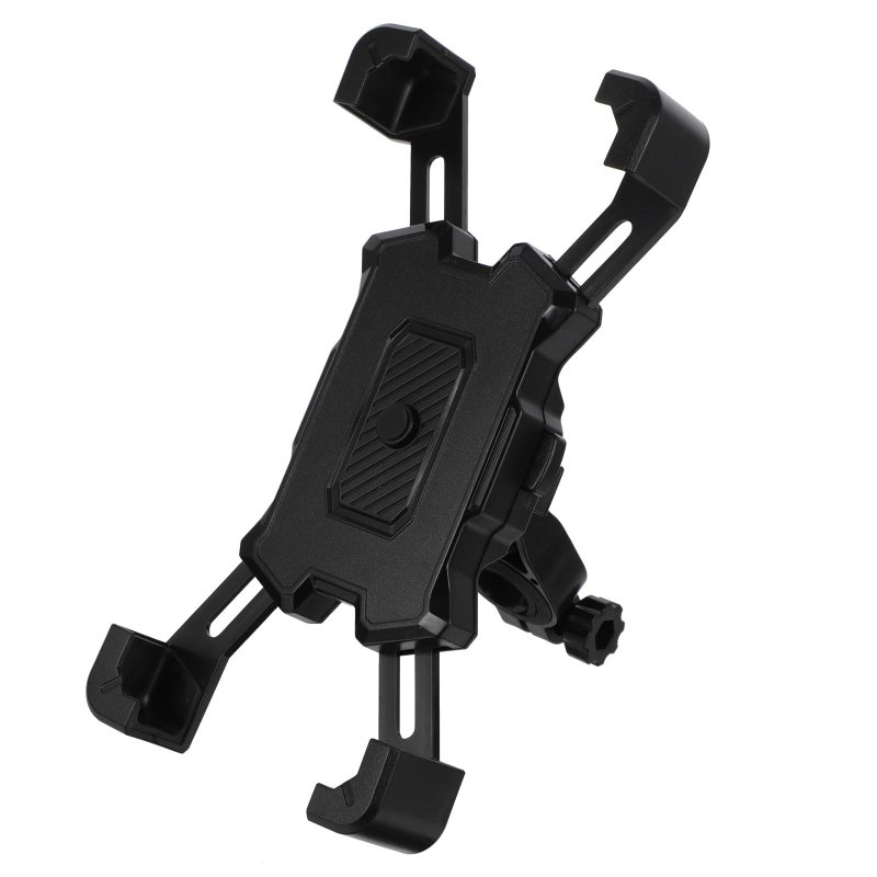 Universal Bike Motorcycle Phone Mount Black Anti Shake Handlebar Cellphone Holder - Image 2