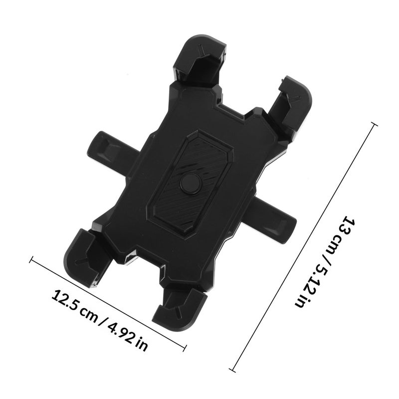 Universal Bike Motorcycle Phone Mount Black Anti Shake Handlebar Cellphone Holder - Image 3