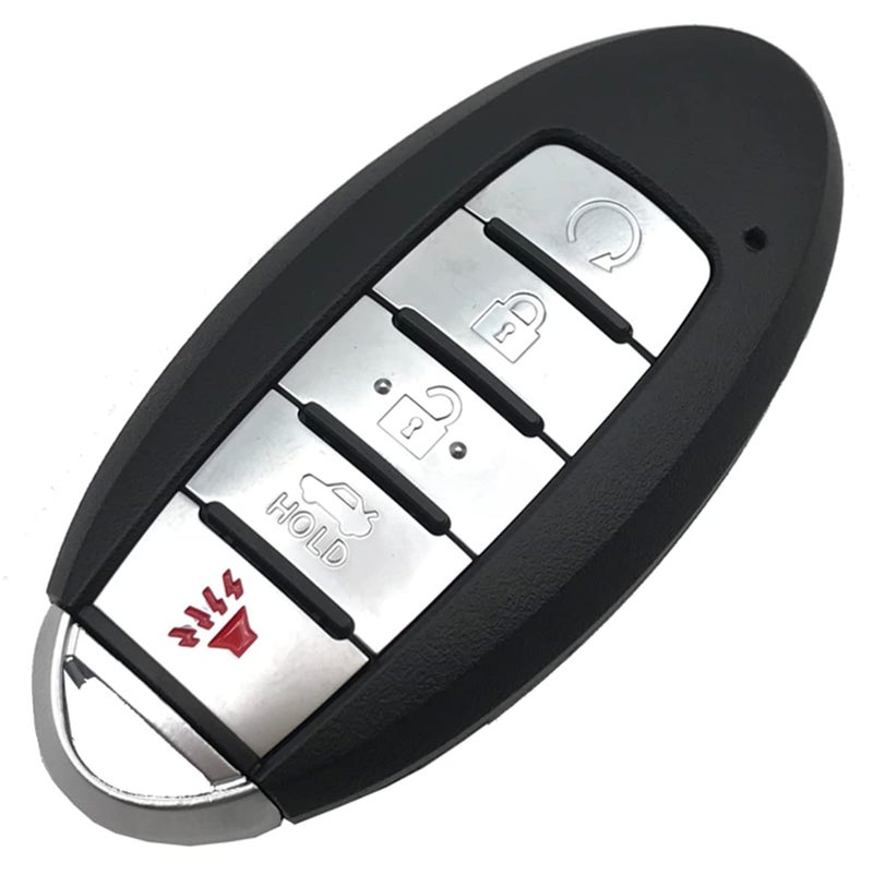 غطاء مفتاح ذكي عن بُعد يناسب نيسان ألتيما ماكسيما موراينو باثفايندر إنفينيتي JX35 Q50 Q60 QX60 5 أزرار