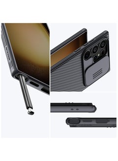 Nillkin Nillkin Case Cover CamShield Pro  Case With Slide Camera For Samsung Galaxy S24 Ultra (Black)  - Image 3
