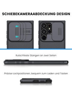 Nillkin Nillkin Case Cover CamShield Pro  Case With Slide Camera For Samsung Galaxy S24 Ultra (Black)  - Image 5