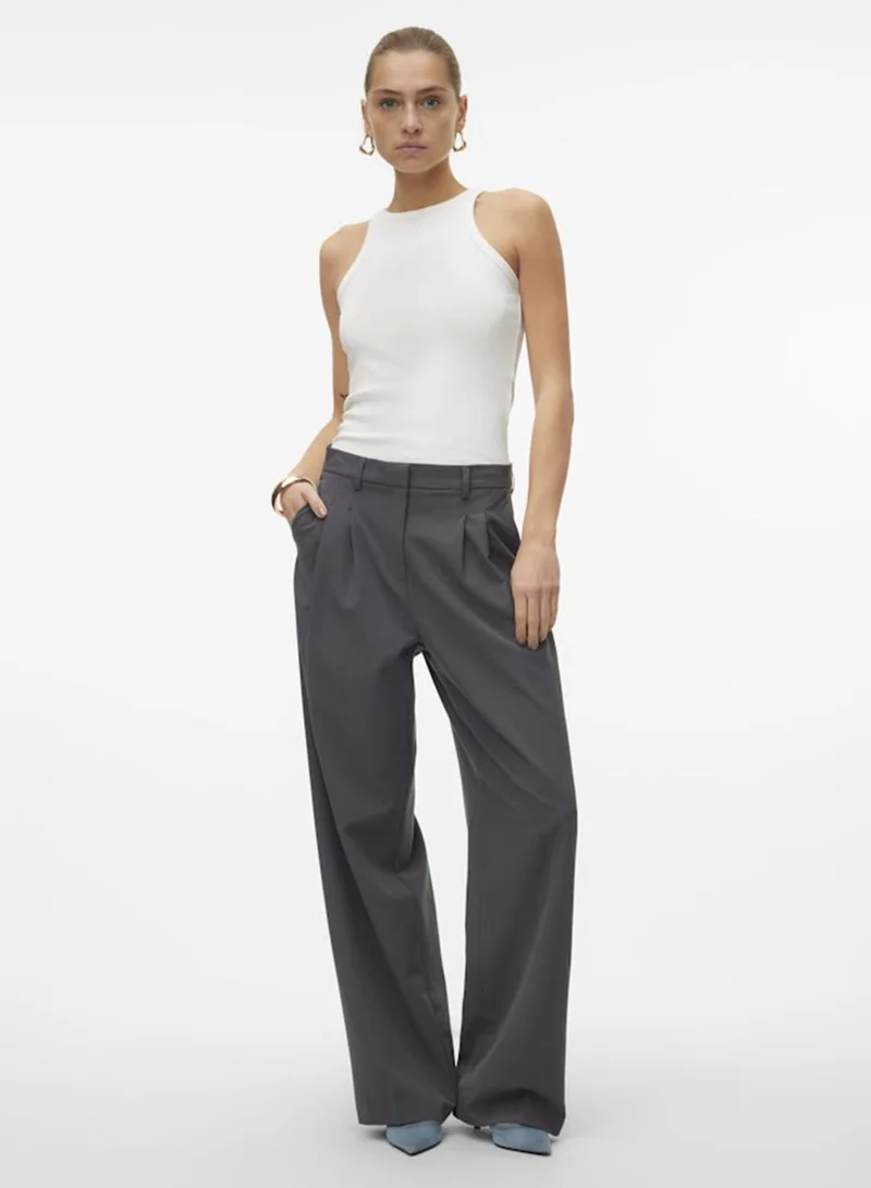 Vero Moda White Cropped Tank Top for Women | Best Price UAE